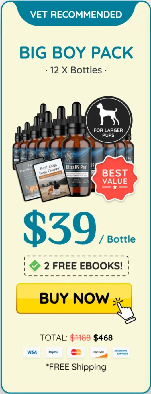 UltraK9 Pro 6 bottles